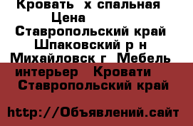Кровать 2х спальная › Цена ­ 6 500 - Ставропольский край, Шпаковский р-н, Михайловск г. Мебель, интерьер » Кровати   . Ставропольский край